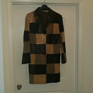 Newport news leather coat